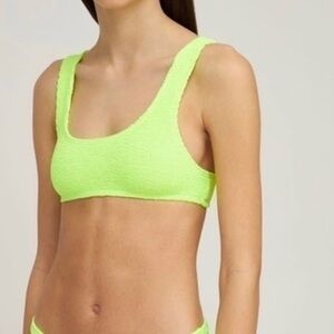 BOND EYE MALIBU CROP ECO BIKINI TOP STRIPPED